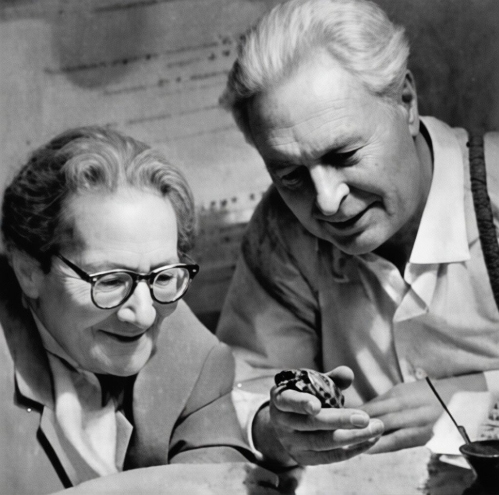 Ольга Ивановна Пыжова и Борис Владимирович Бибиков(реставрация фото автора)