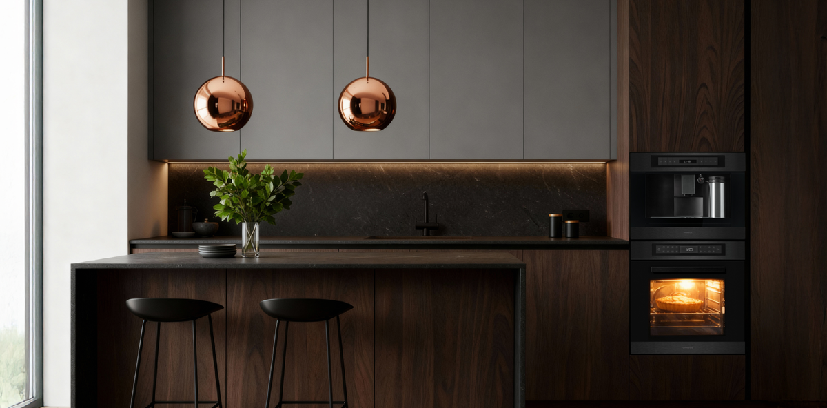 Линейка GRAUDE Grey Steel в интерьере