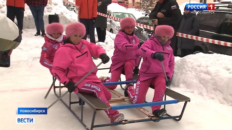 Первые в мире соревнования по зимнему рафтингу состоялись в Новосибирске