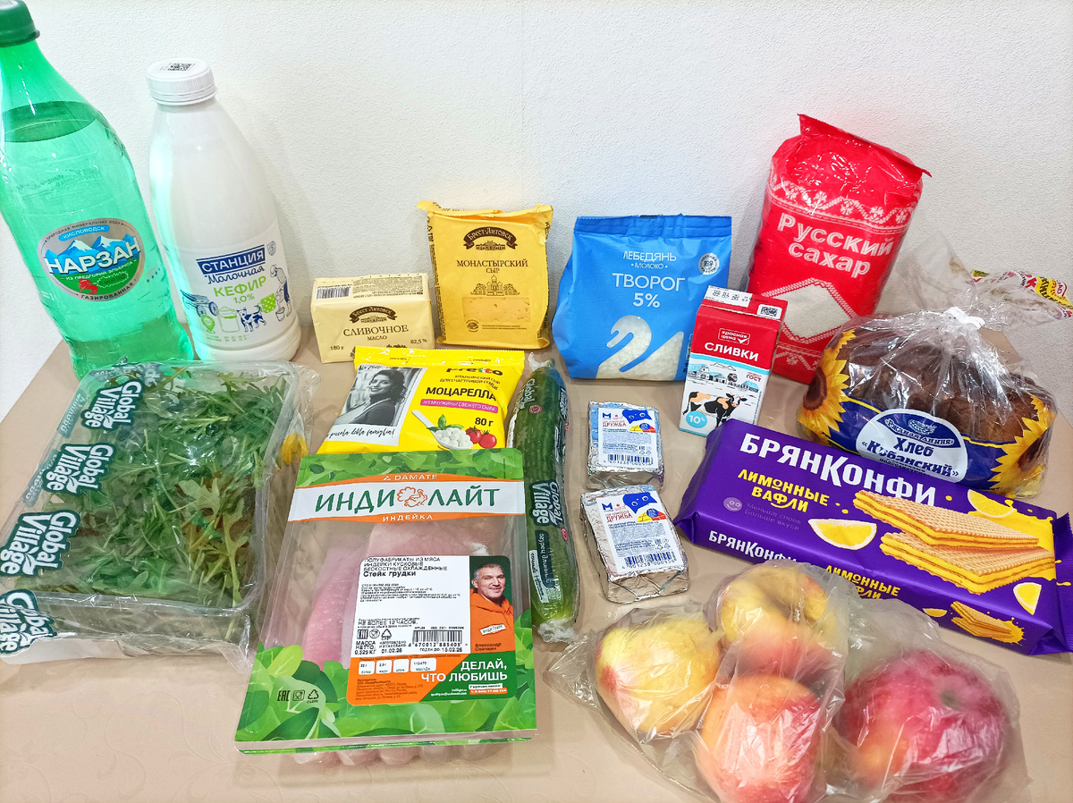 Закупка в Пятëрочке 