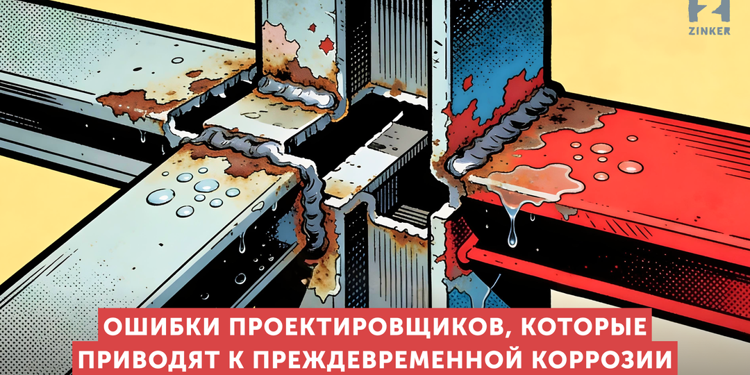 Ошибки проектировщиков, которые приводят к преждевременной коррозии