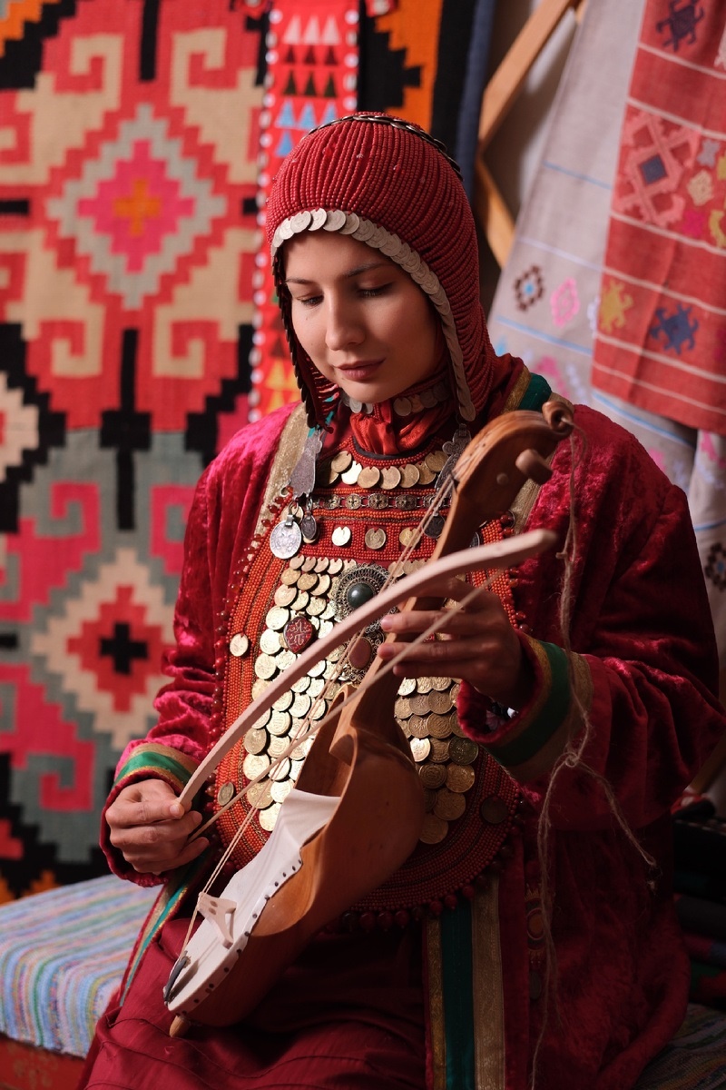 Башкирский национальный женский костюм