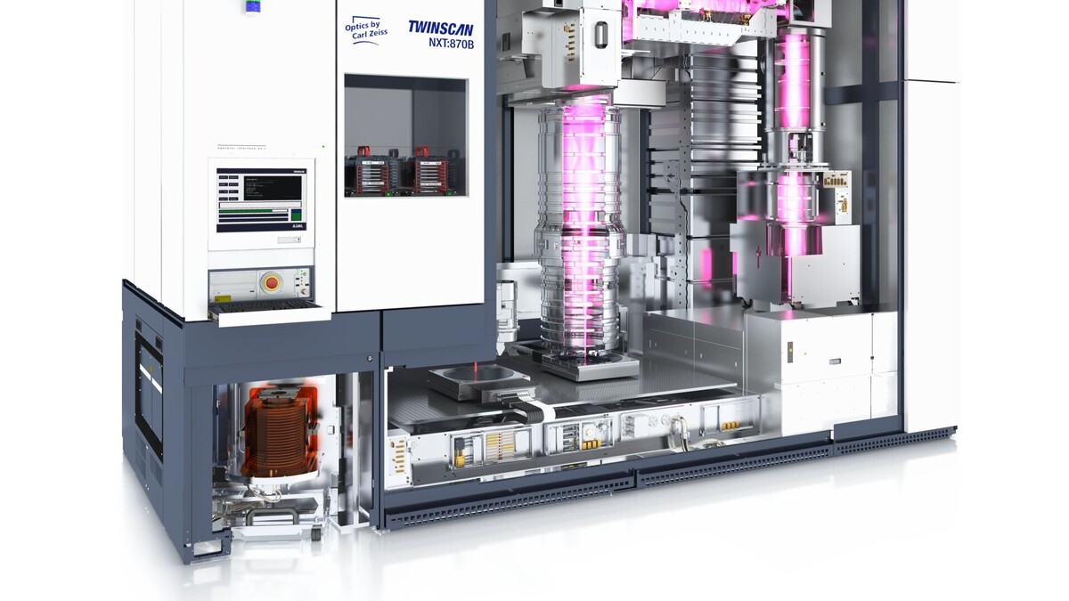 DUV фотолитограф на KrF лазере (248 нм) нидерландской ASML. Изображение: ©ASML