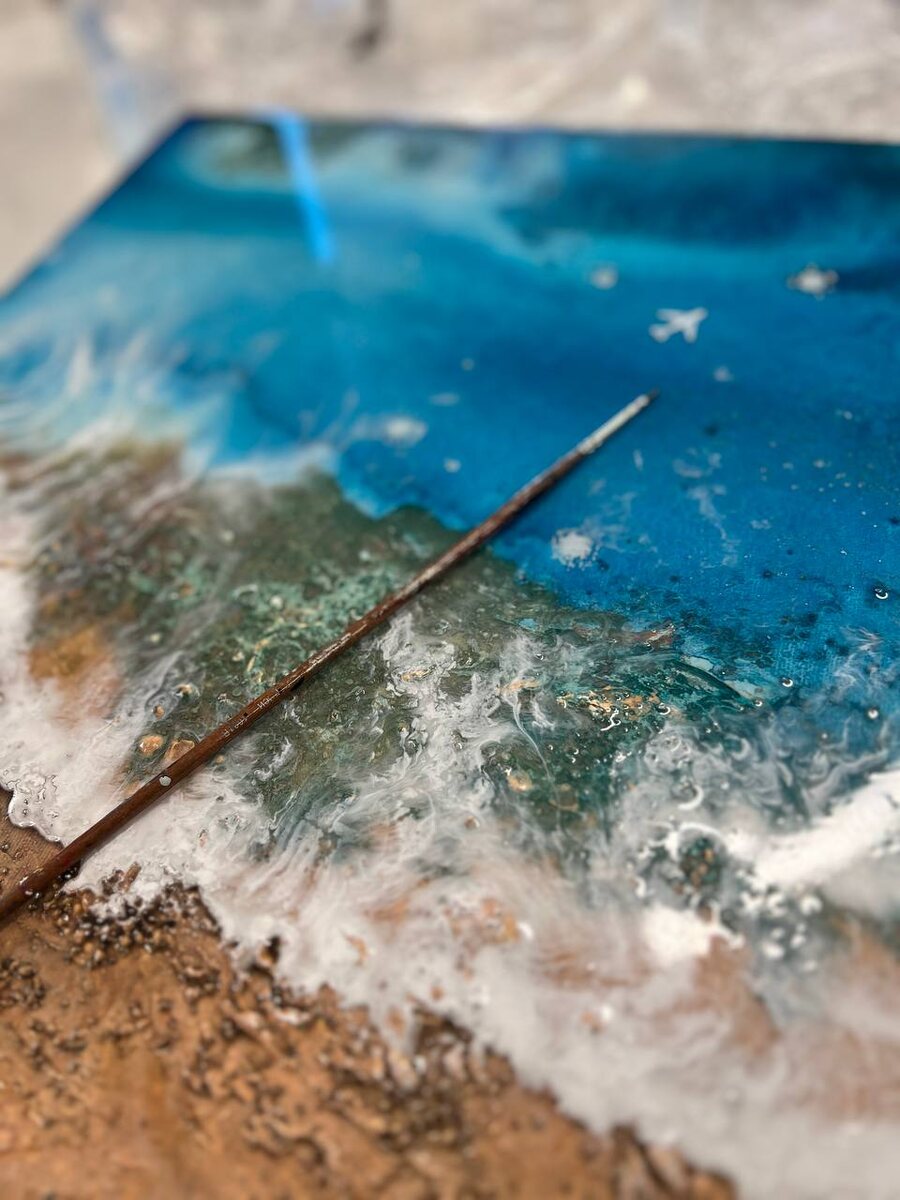 Фактура море