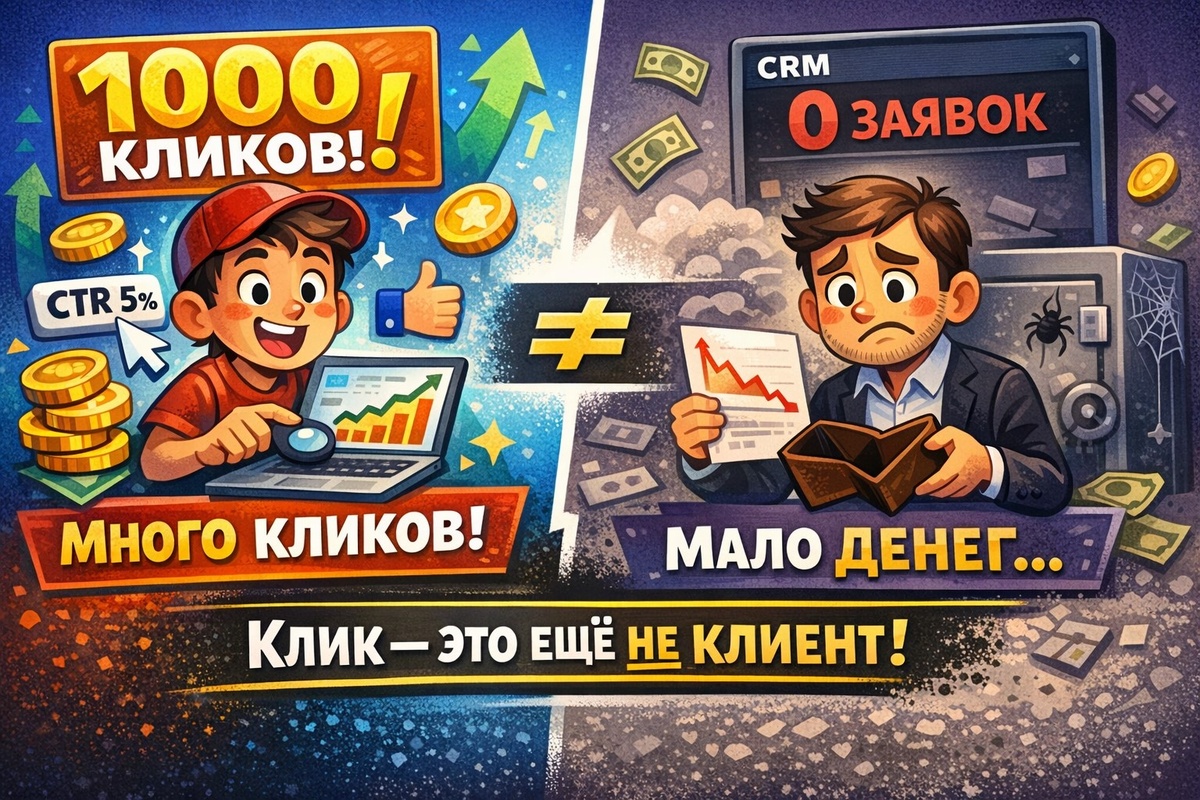 Почему нельзя судить эффективность рекламы по кликам 