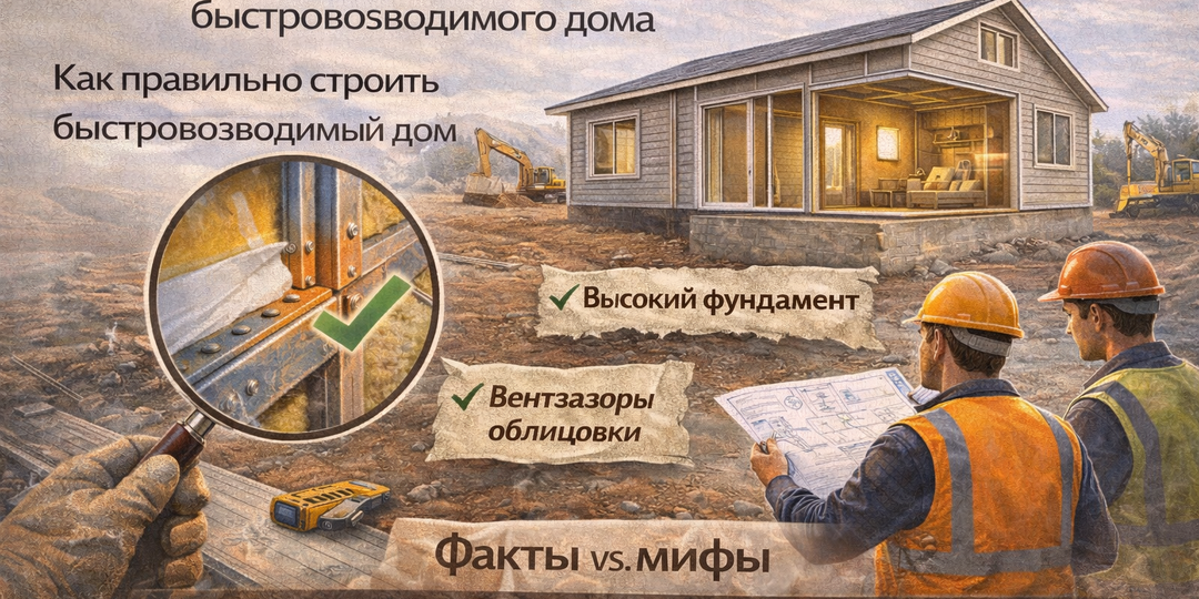 С чего начинается надёжность быстровозводимого дома