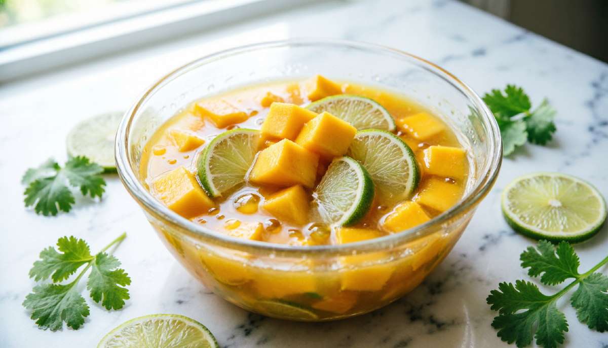 Манговый маринад с лаймом