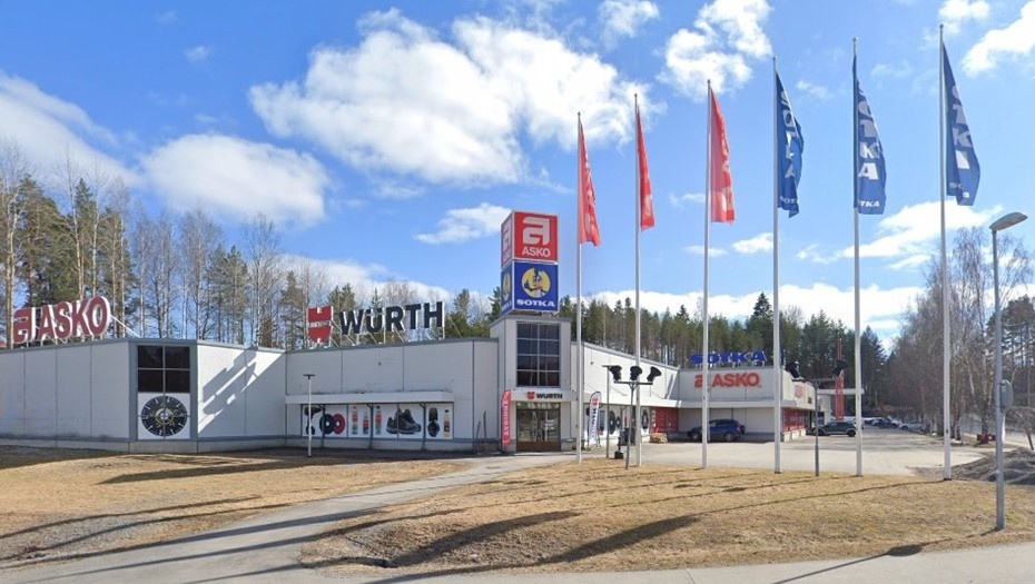    Магазины сетей Asko и Sotka в Миккели, Финляндия. Автор фото: Google Maps