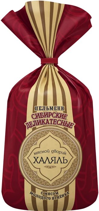 Белый список. Пельмени «Мясной Дворик Халяль Сибирские Деликатесные».