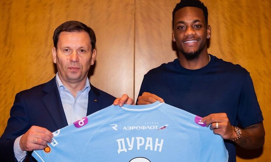    Дуран взял себе 9-й номер в «Зените». Фото: ФК «Зенит»