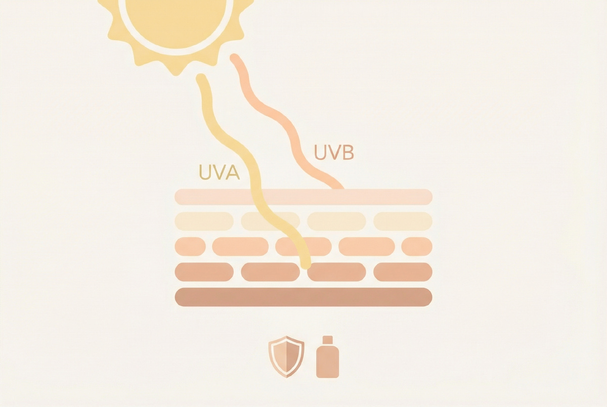 защита кожи от UVA + UVB лучей