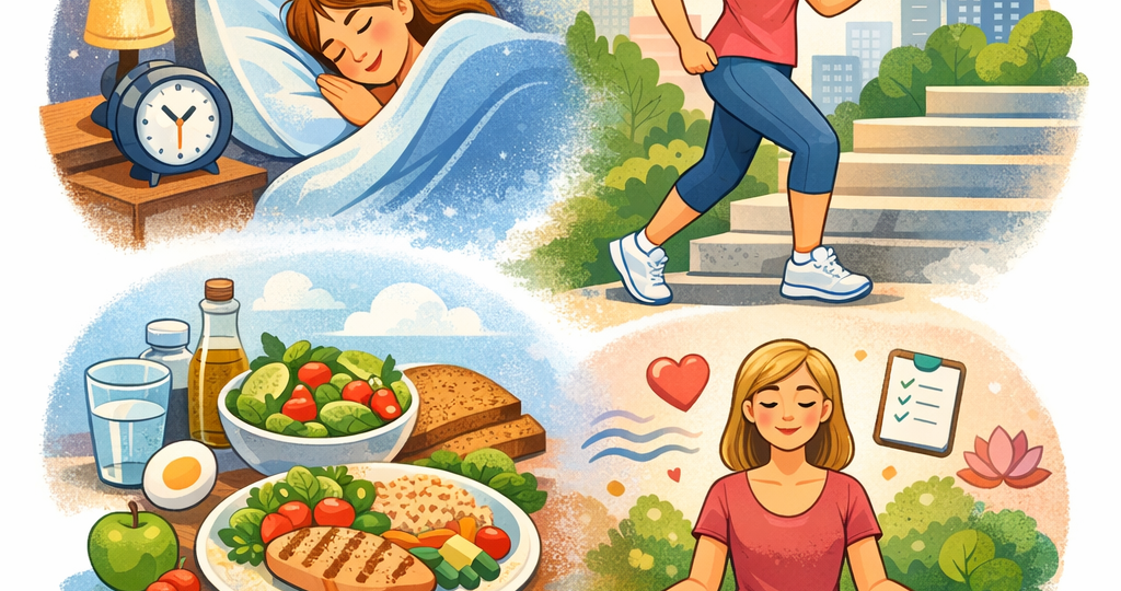 4 уровня здоровой жизни