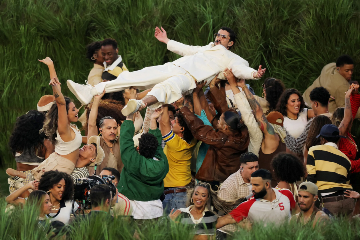 Bad Bunny в перерыве Супербоула. 8 февраля 2026 года