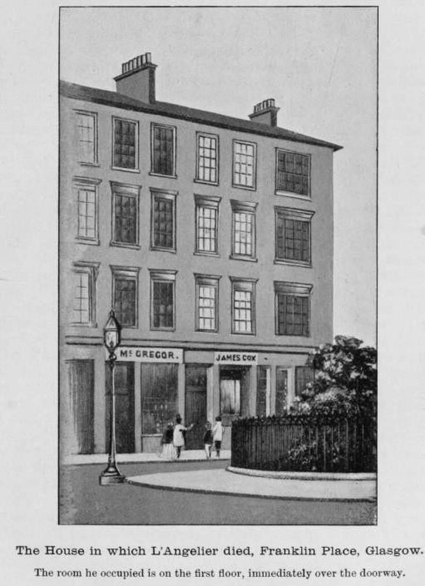 Дом на Франклин плейс, где скончался Л'Анжелье