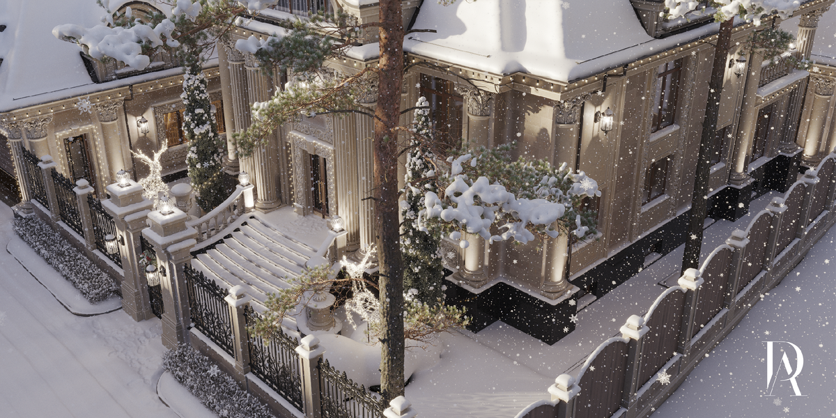 Дизайн-проект загородного дома от Студии Анжелики Анжелики Прудниковой