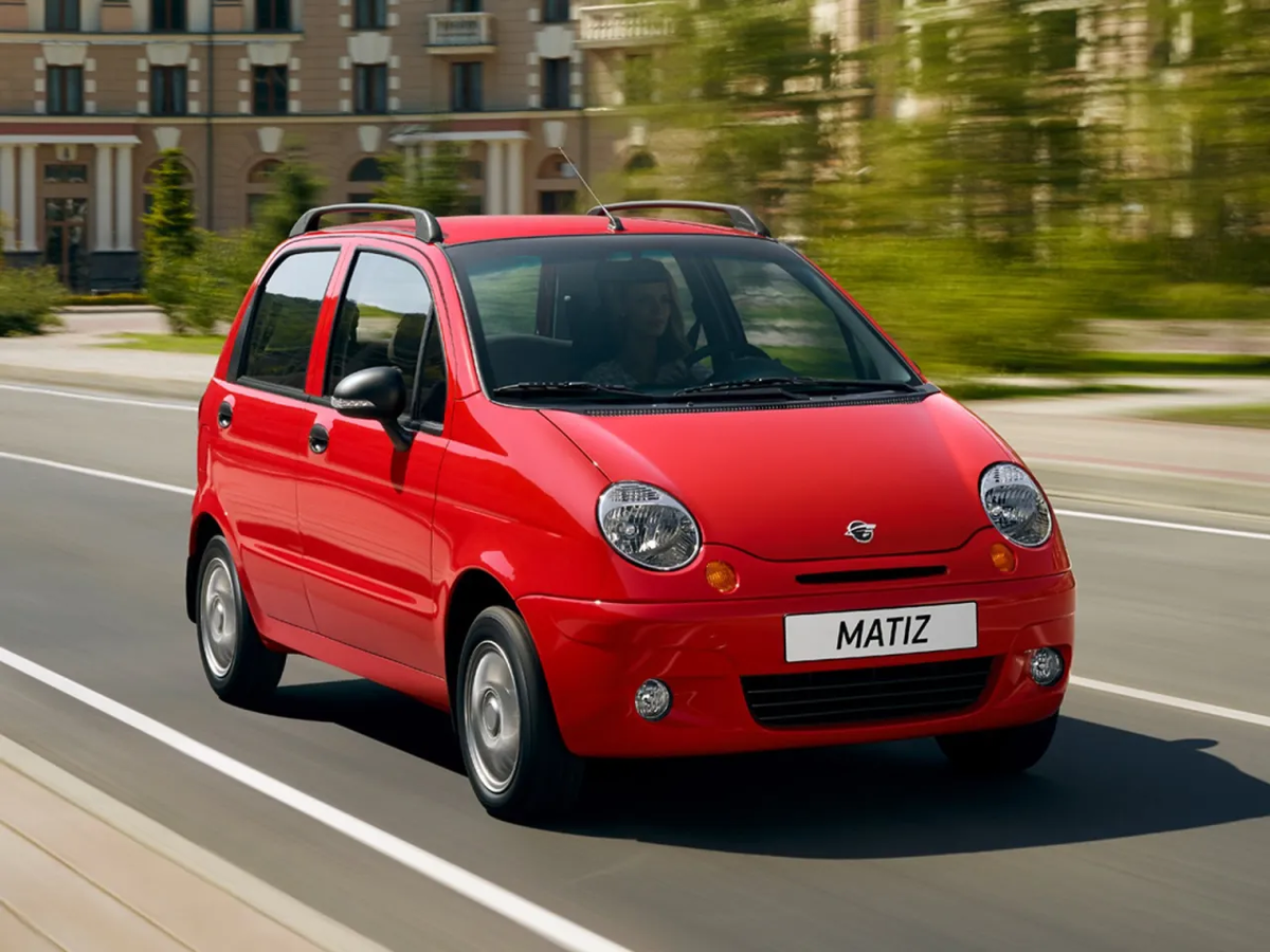 Красный Daewoo Matiz 