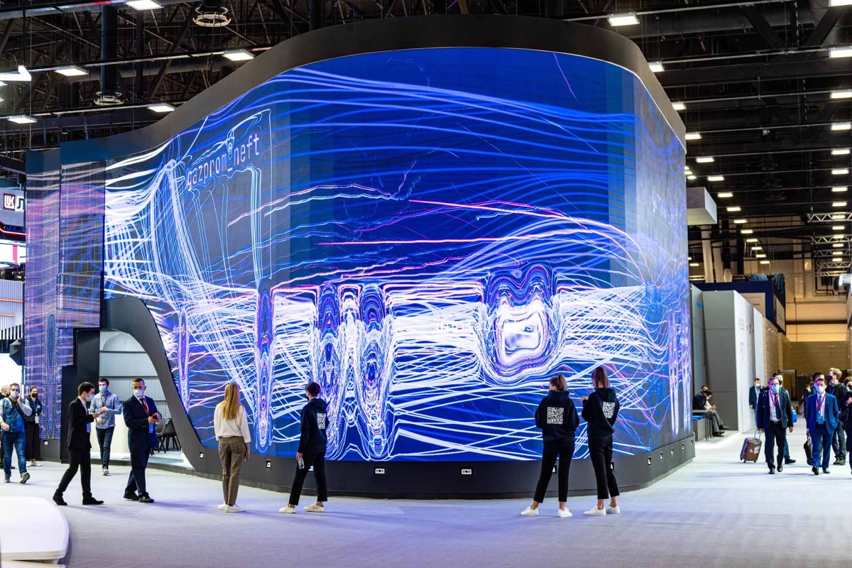 Аренда led экрана на выставку москва