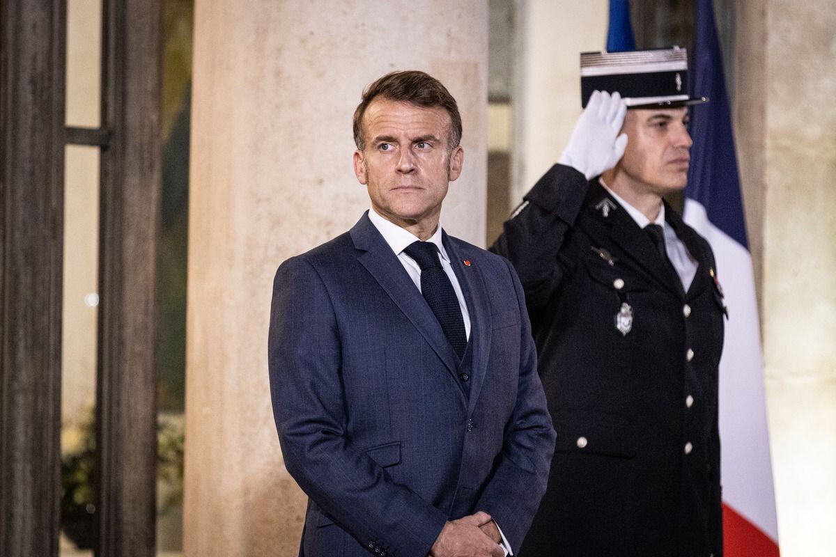    Президент Франции Эммануэль Макрон / Источник: © Telmo Pinto/Keystone Press Agency/Global Look Press