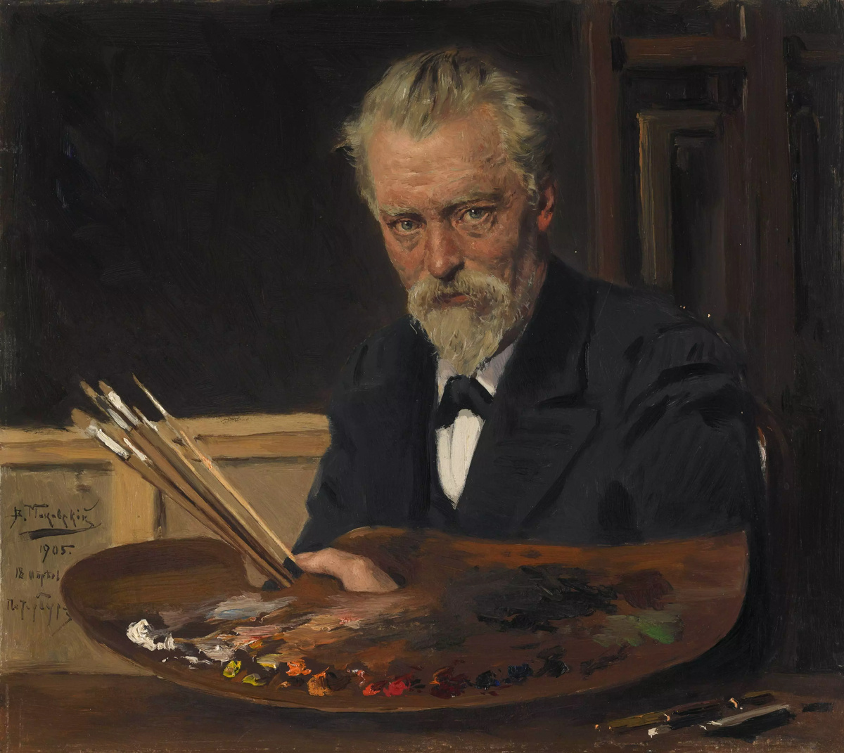 В. Маковский. Автопортрет. 1905 г. 