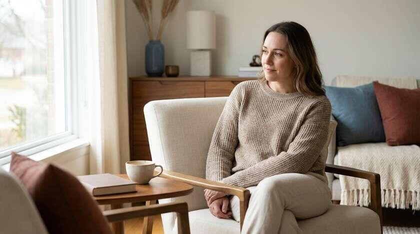 Иногда самый сложный разговор - это разговор с самой собой