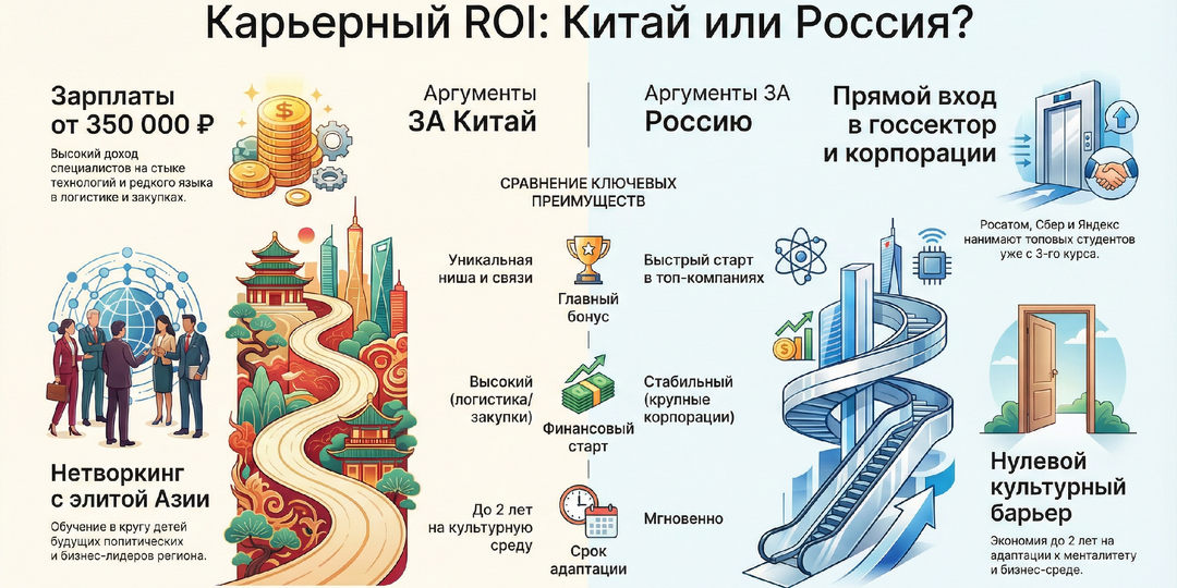 Где учиться русскому студенту в 2026-м: Честное сравнение вузов РФ и Китая