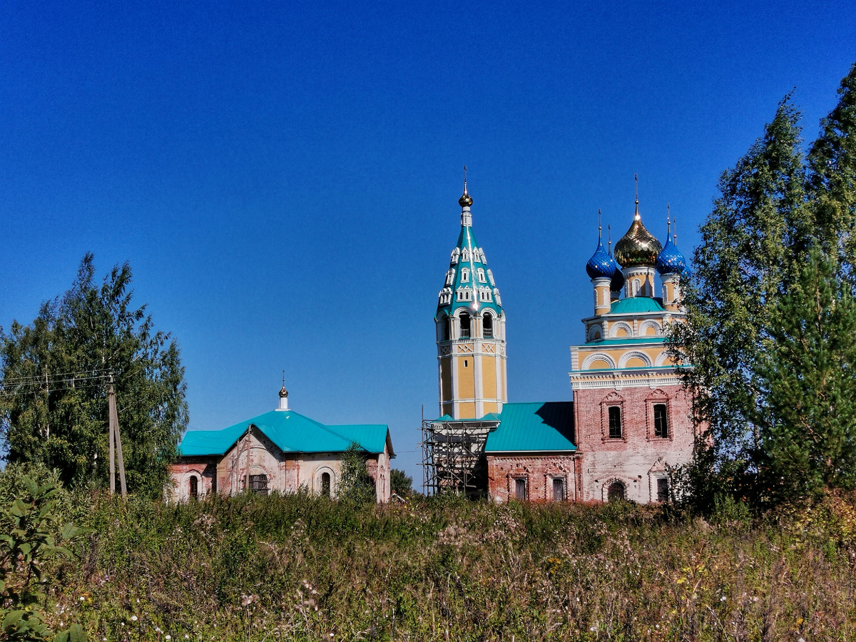 Чечкино-Богородское. Храмовый комплекс церкви Владимирской иконы Божией Матери и церкви Николая Чудотворца 