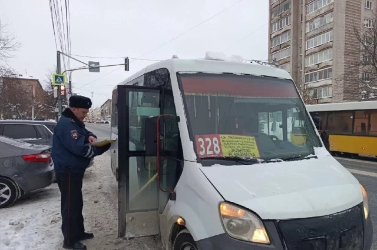    В Ижевске задержали пьяного водителя маршрутки