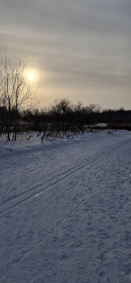 Небольшой кусочек лыжной трассы. Фото автора канала