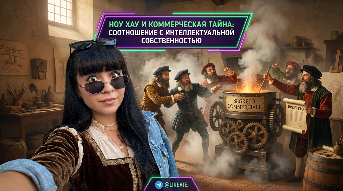    Ноу хау и коммерческая тайна: соотношение с интеллектуальной собственностью Лирейт