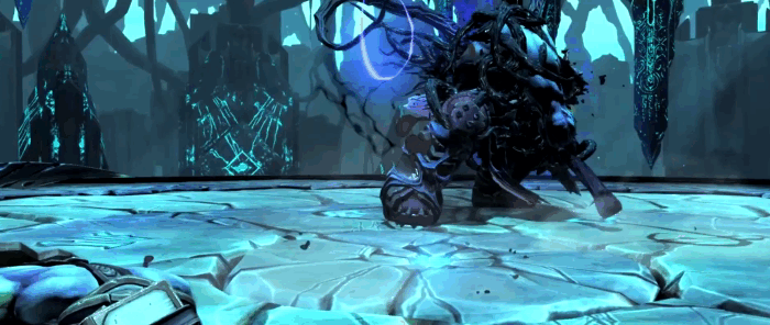 Gif картинка "Воплощение Хаоса решило уменьшится в размерах"