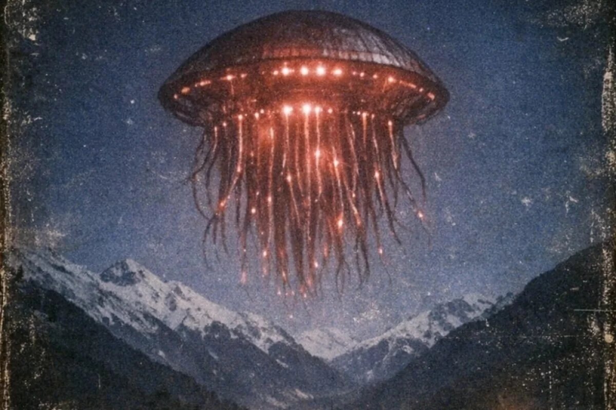    Журналист из США утверждает, что сотни жителей Нальчика видели в 1989 году медузообразное НЛО.