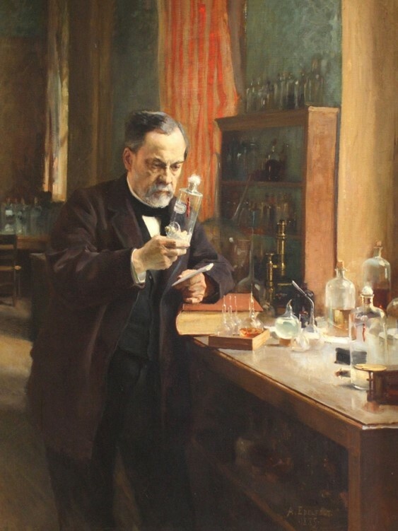 Портрет Луи Пастера. Альберт Эдельфельт 1885 г.