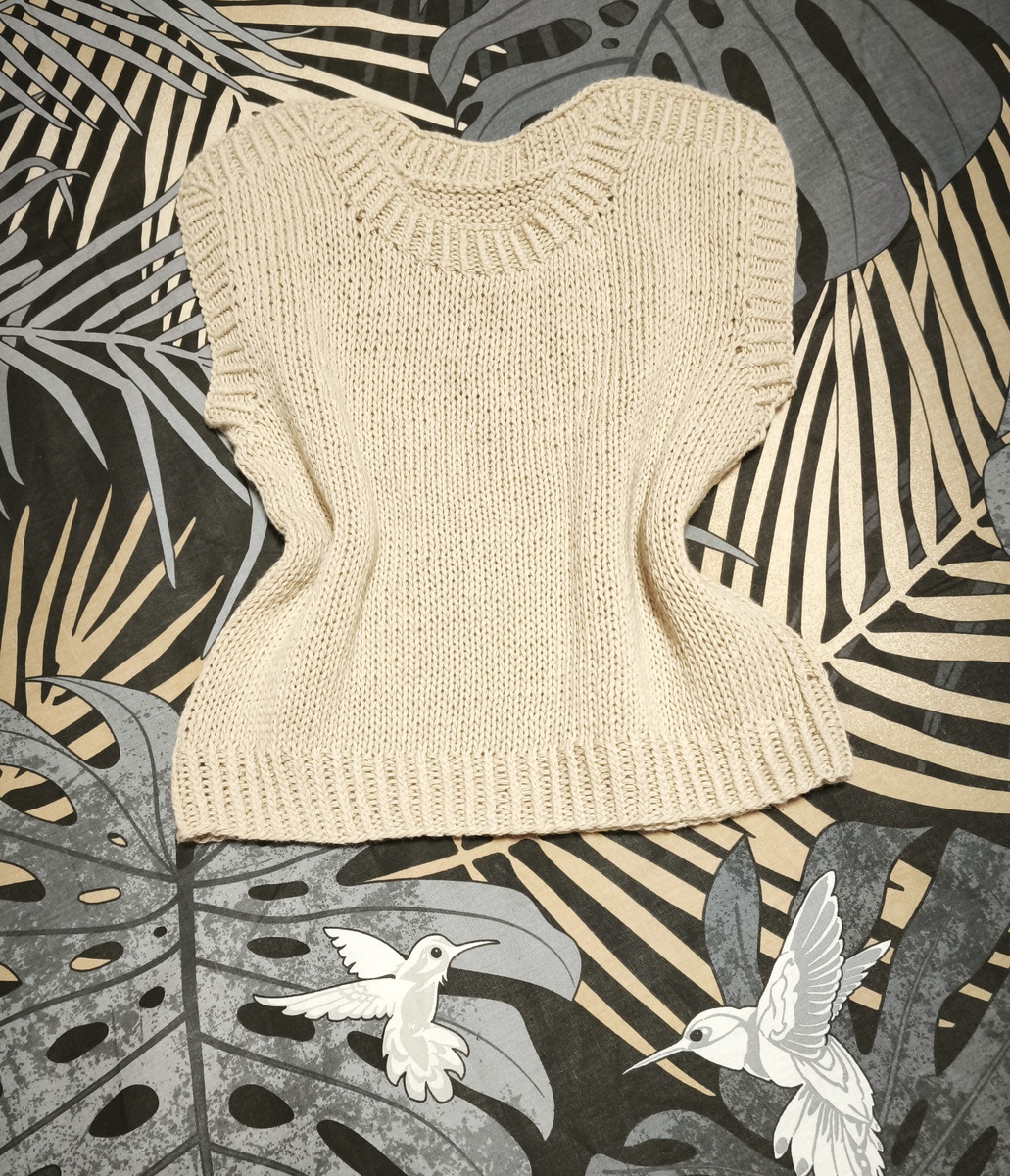 Жилет без вышивки 