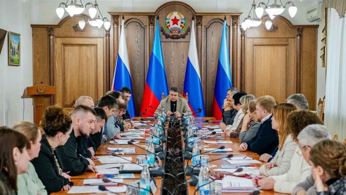    Фото: Канал главы ЛНР Леонида Пасечника в MAX