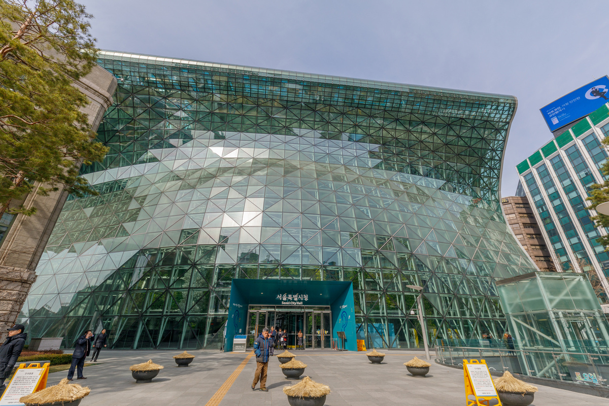 Фасад здания мэрии Сеула (Getty Image)