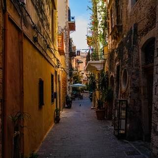 В старом городе Ханья.