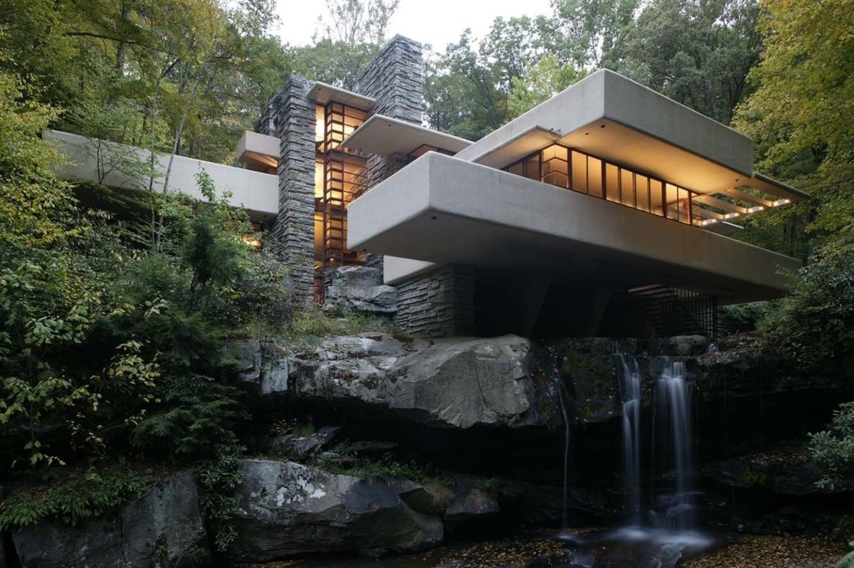 Дом над водопадом — Резиденция Кауфмана (Fallingwater — Kaufmann family)