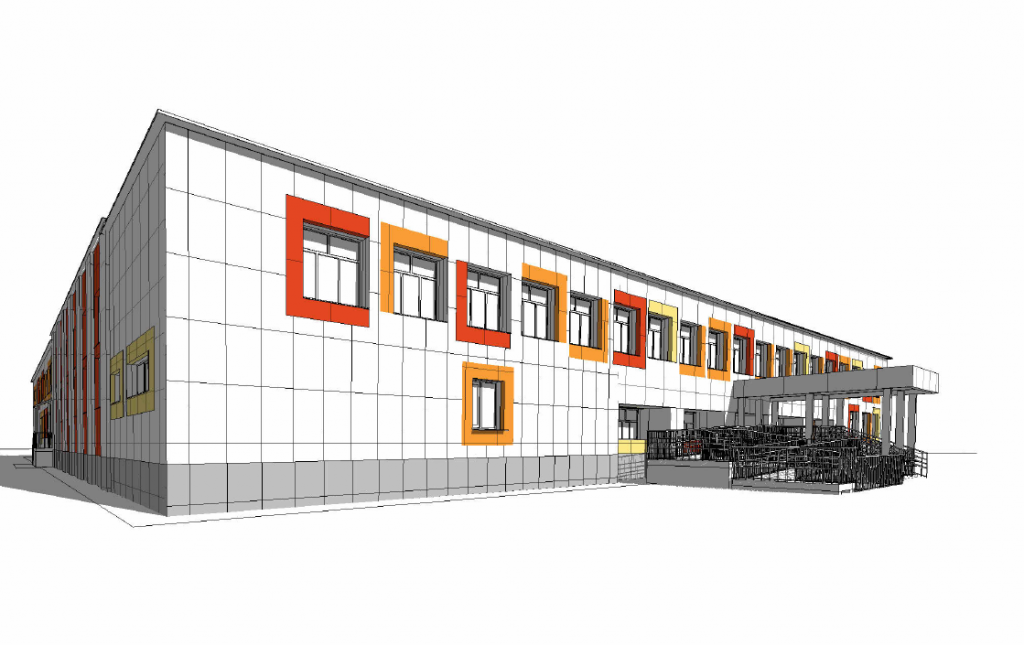 Эскизный проект школы / Источник: проектная документация 