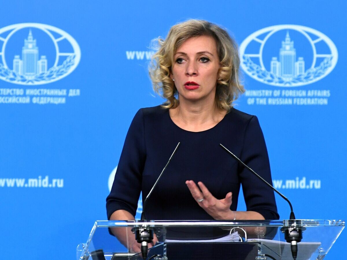    Официальный представитель МИД России Мария Захарова во время брифинга по текущим вопросам внешней политики. 2 ноября 2017 | © РИА Новости / Сергей Пятаков