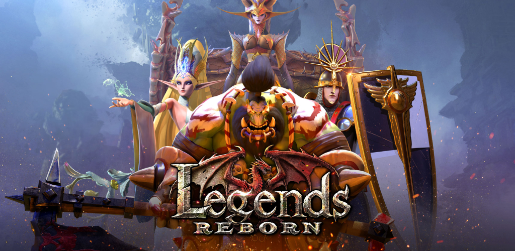 мобильная RPG с элементами стратегии legends reborn