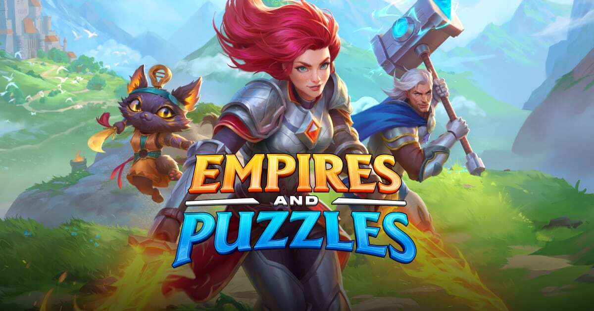 бесплатная игра в жанре «три в ряд» с ролевыми элементами в фэнтезийном сеттинге empire & puzzles