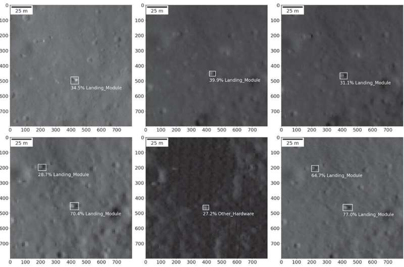 Кандидаты на место посадки «Луны-9». Источник: Пино и др.