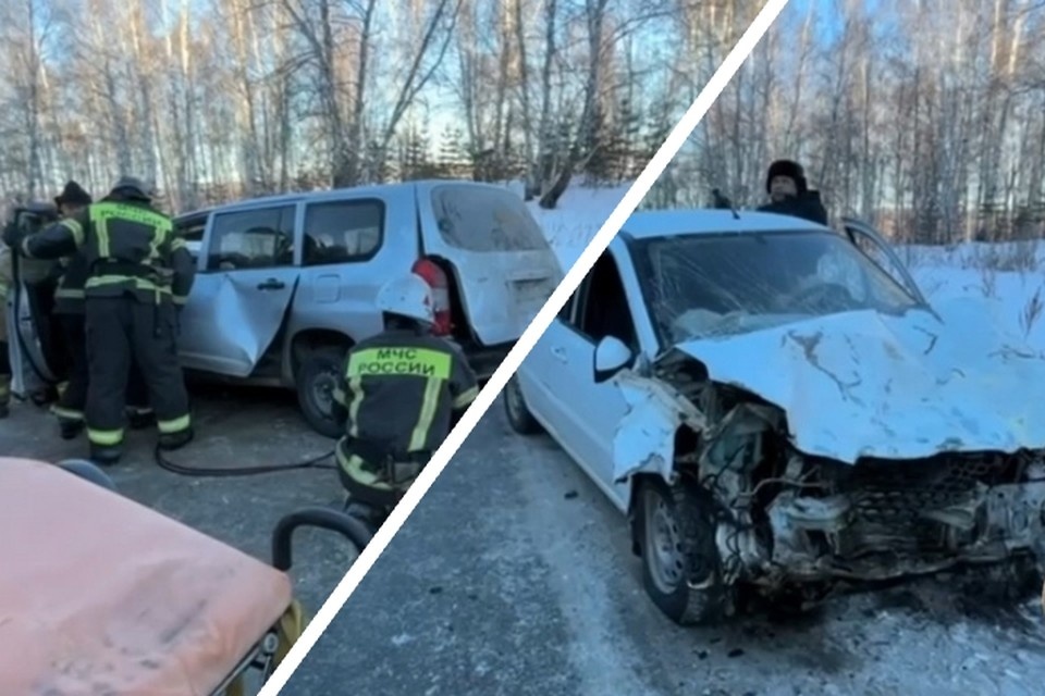    «Тойота», за рулем которой ехала 33-летняя учалинка, столкнулась с «Датсун Ондо». Фото: ГАИ по РБ