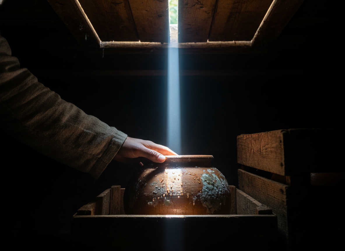 Здесь царил не хаос, а сложный порядок, понятный только хозяйке. Прохлада, темнота и тишина были не отсутствием условий, а главными ингредиентами рецепта под названием «зима».