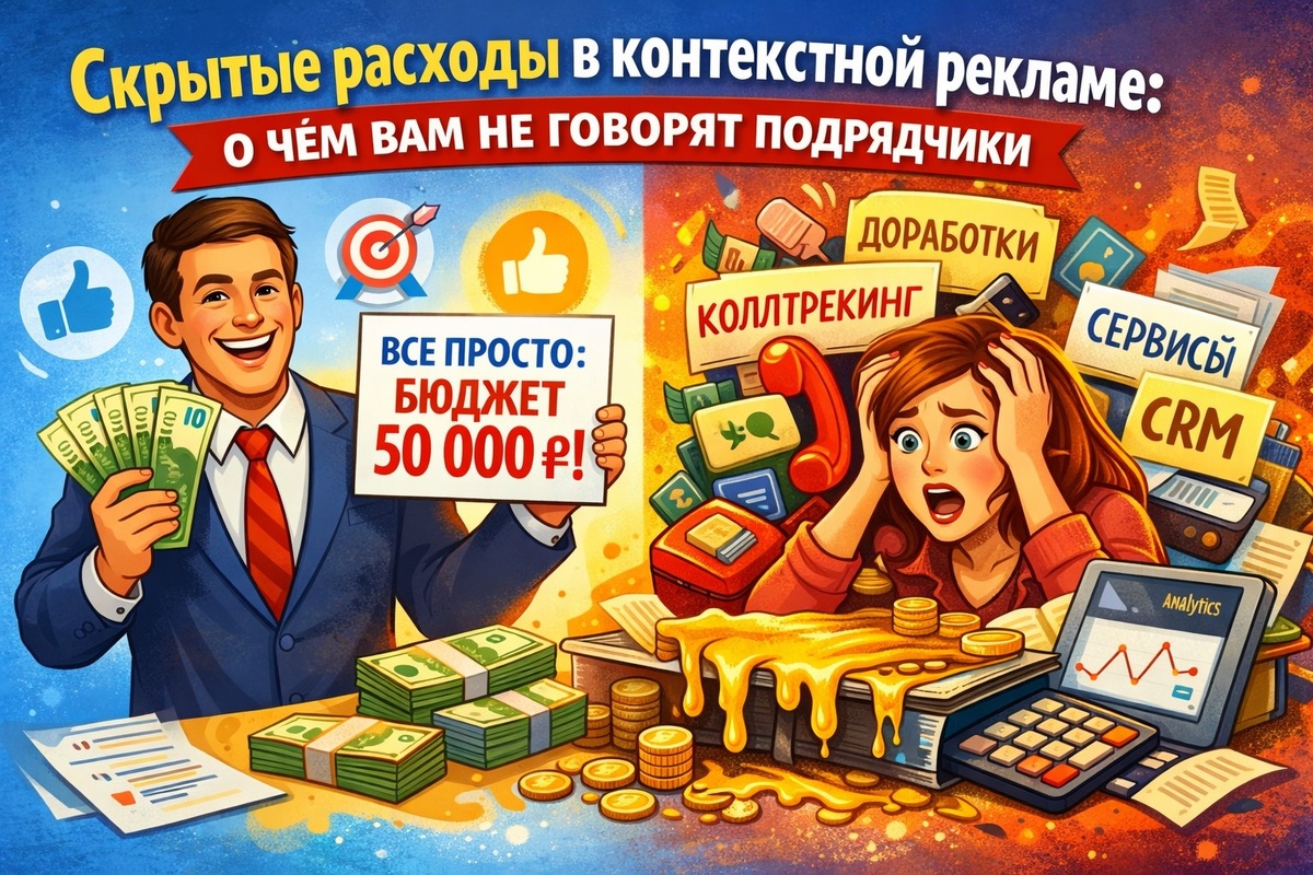 Скрытые расходы в контекстной рекламе: о чём вам не говорят подрядчики 