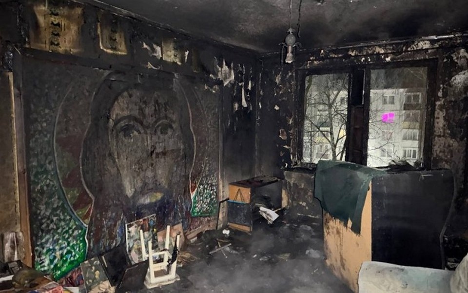    В квартире художника произошел сильный пожар. Фото: s-k.by.