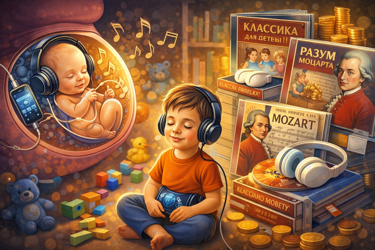 МИФ: Если слушать классическую музыку- можно стать гением