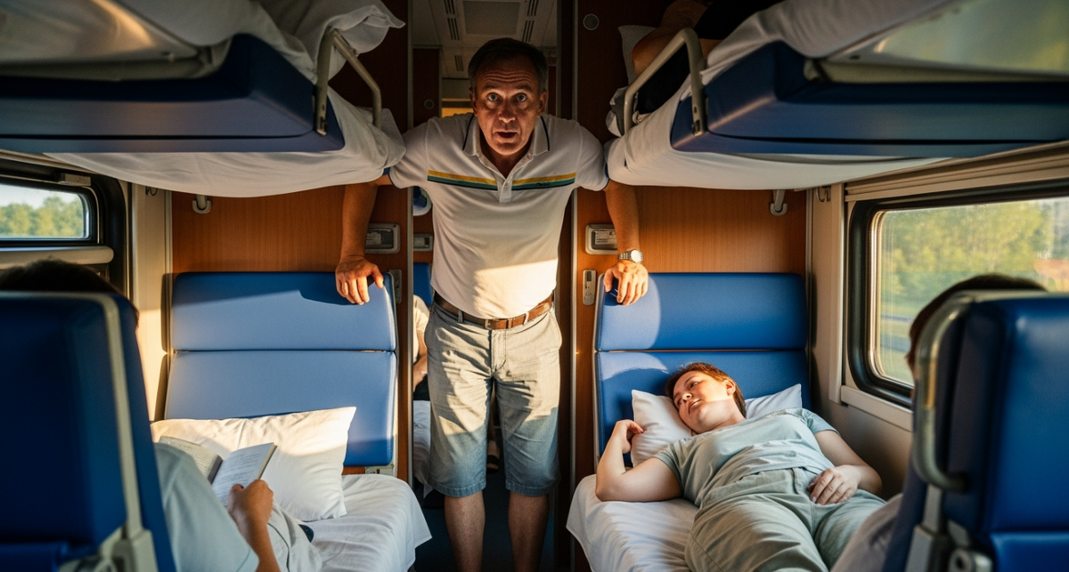 Фото из интернета. В вагоне.