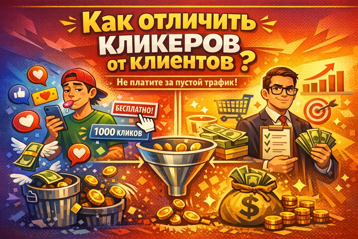 Как отличить «кликеров» от реальных клиентов и перестать платить за ненужный трафик 