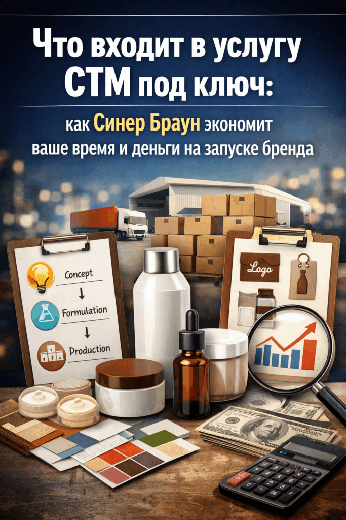    СТМ под ключ за 7 дней: как Синер Браун экономит бюджет и запускает бренды бытовой химии SYNERBRAUN